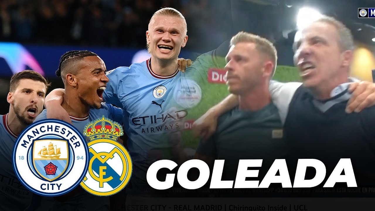 🔥 GOLEADA HISTÓRICA del MANCHESTER CITY al REAL MADRID (4-0)