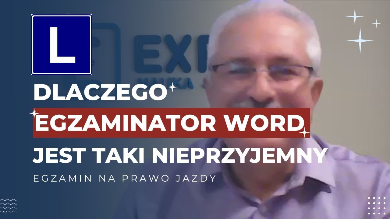 Atmosfera na egzaminie. Dlaczego egzaminator WORD jest taki nieprzyjemny❓