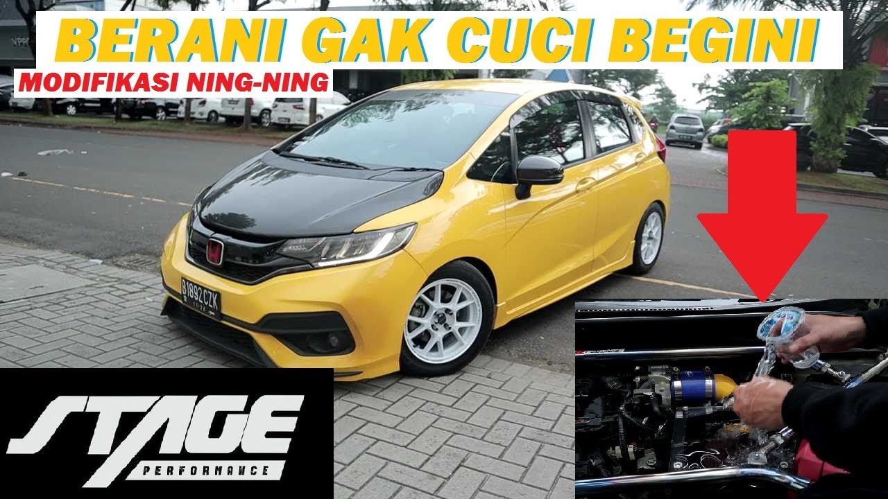 PASANG BOX UNTUK PELINDUNG OPEN FILTER |  MODIFIKASI HONDA JAZZ GK5 #hondajazzgk5 #hondajazz #gk5