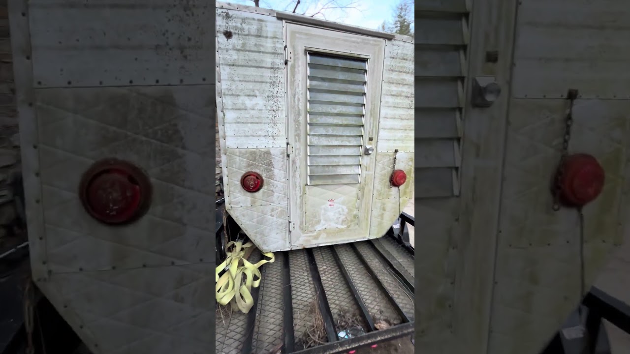 Tiny Vintage 1960 Slide in Truck Camper Restoration Project!    Part 1