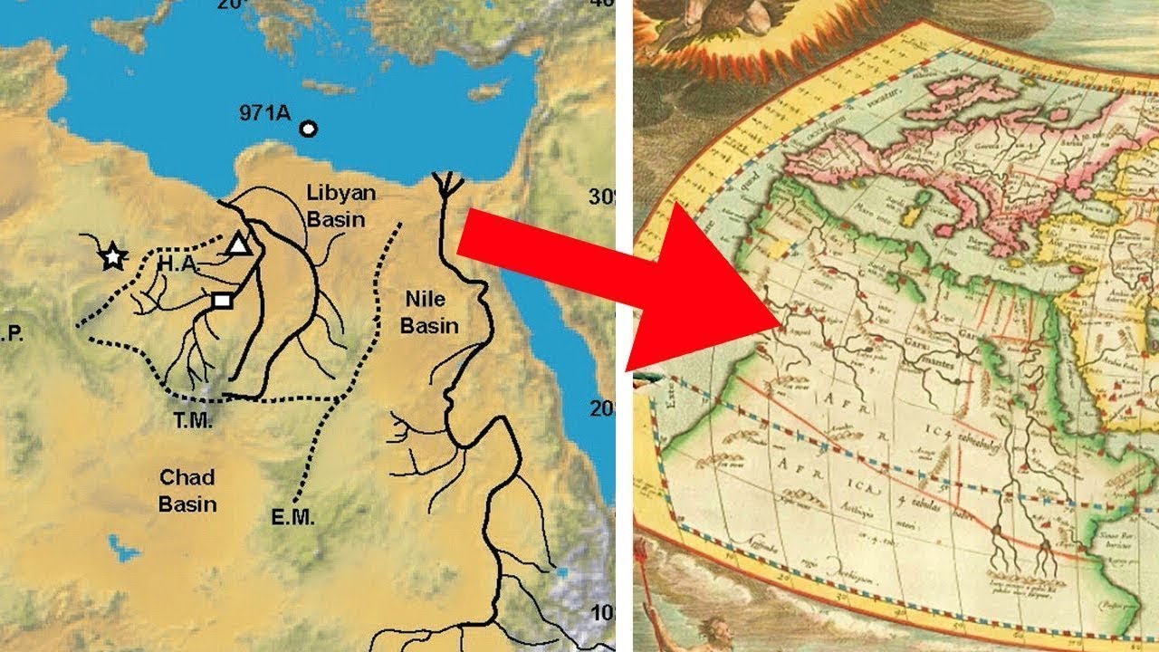 &iexcl;Mapas antiguos muestran r&iacute;os en medio del Sahara!