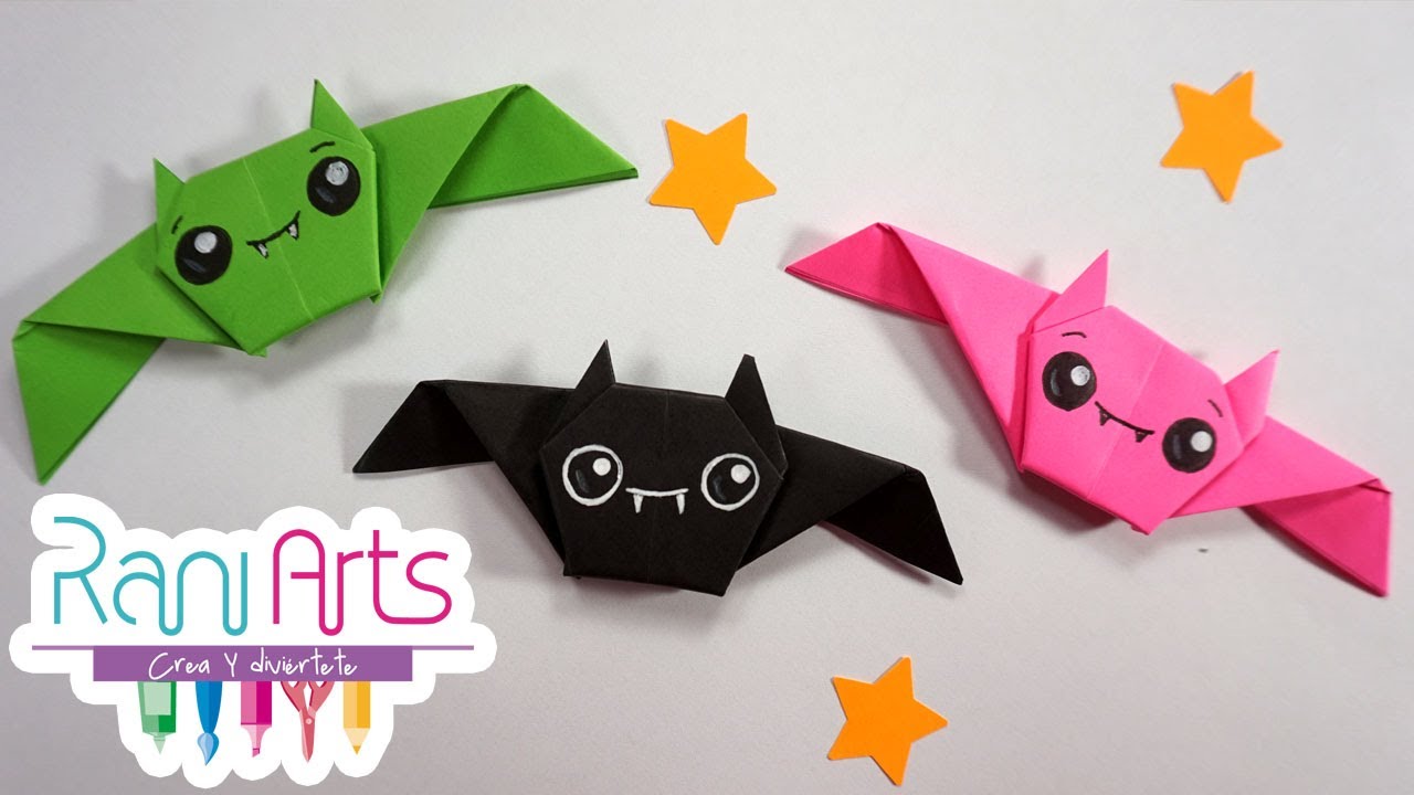 MURCIÉLAGO ORIGAMI - DIY - ORIGAMI BAT
