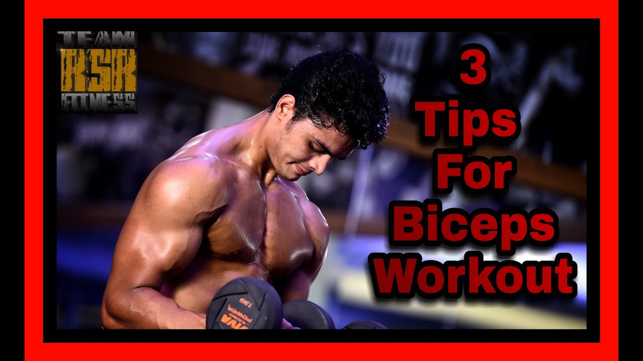 3 tips for bicep workout💪 Rahul Singh Rajput #teamrsrfitness