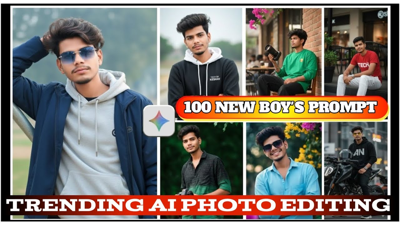 🔥 100 NEW BOYS Gemini Photo Prompts – Latest Trending Gemini AI Photo Editing Prompts 2026