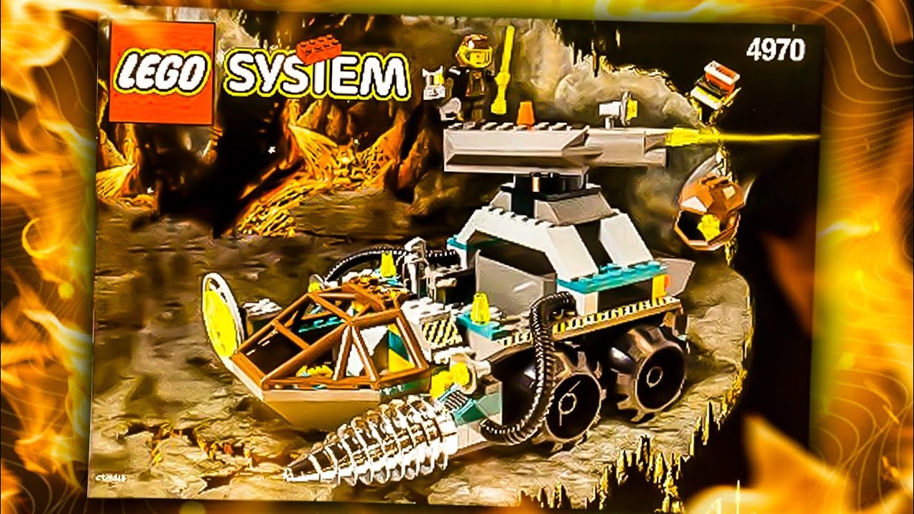 Lego Rock Raiders Chrome Crusher 4970 Review (обзор раритета на русском)