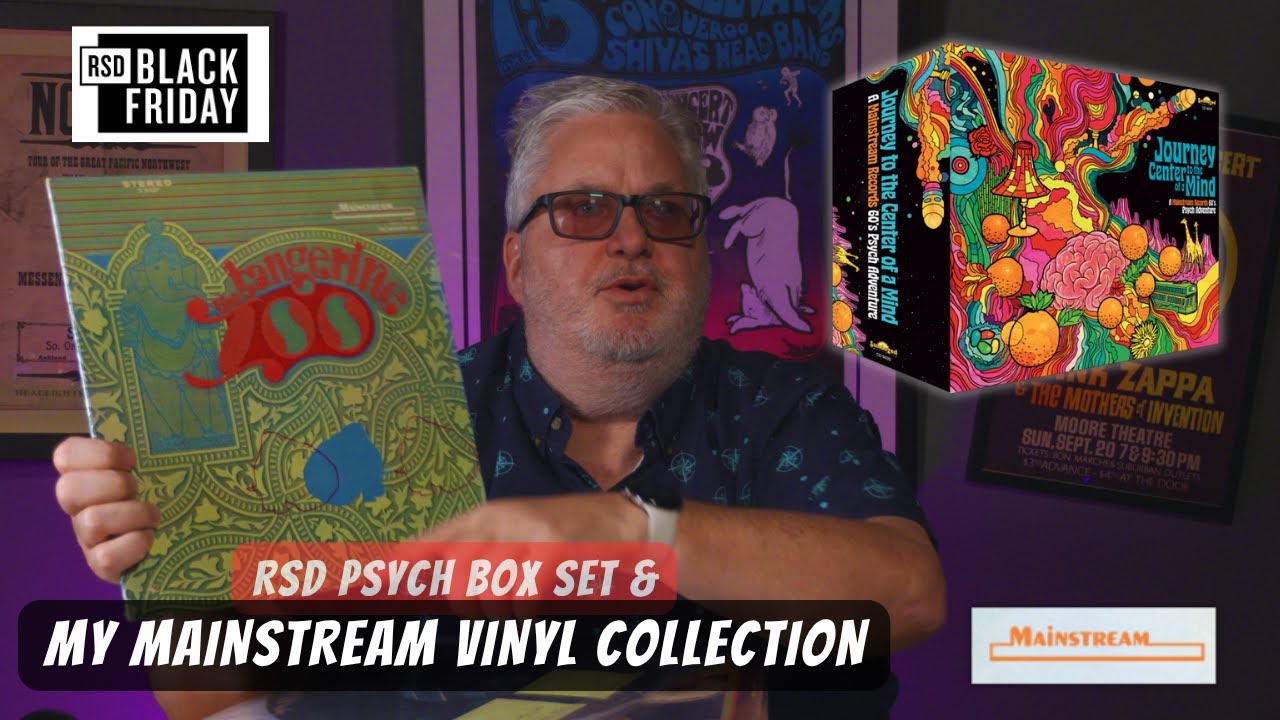 Чёрная пятница RSD 2025 — бокс-сет Mainstream Records 60s Psych и мои виниловые оригиналы