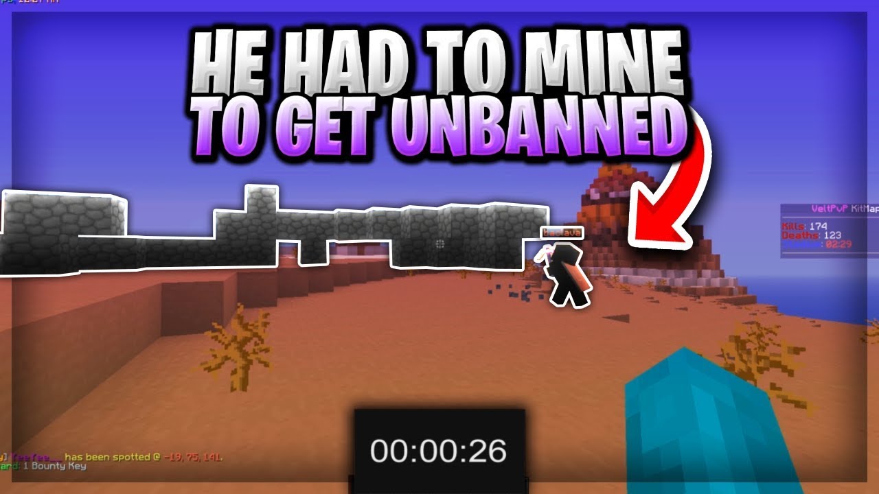 VeltPvP Admin Series | #16 HE MINED 64 COBBLESTONE UNDER A MINUTE TO GET UNBANNED?!