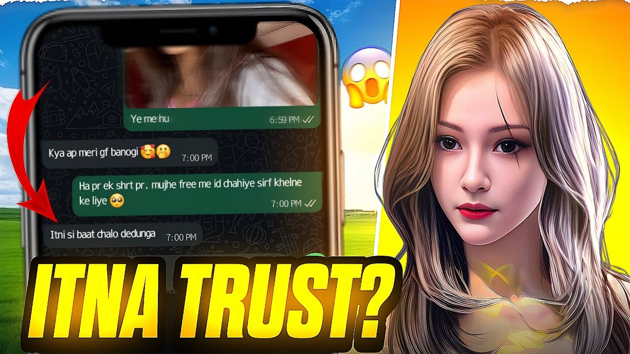 As a Girl Prank On FF Players 😍 Most Funny Ending 🤣
