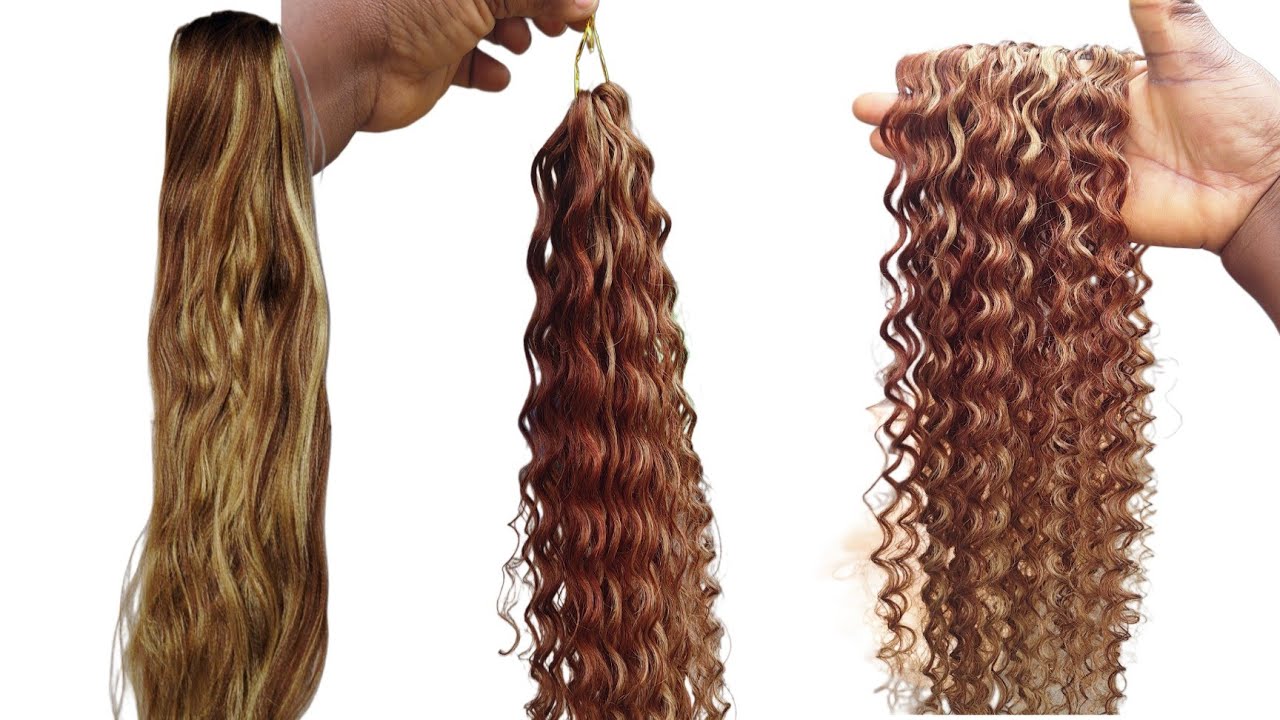 SIMPLE AND EASY METHOD TO MAKE CURLS FOR GOODESS BRAID 