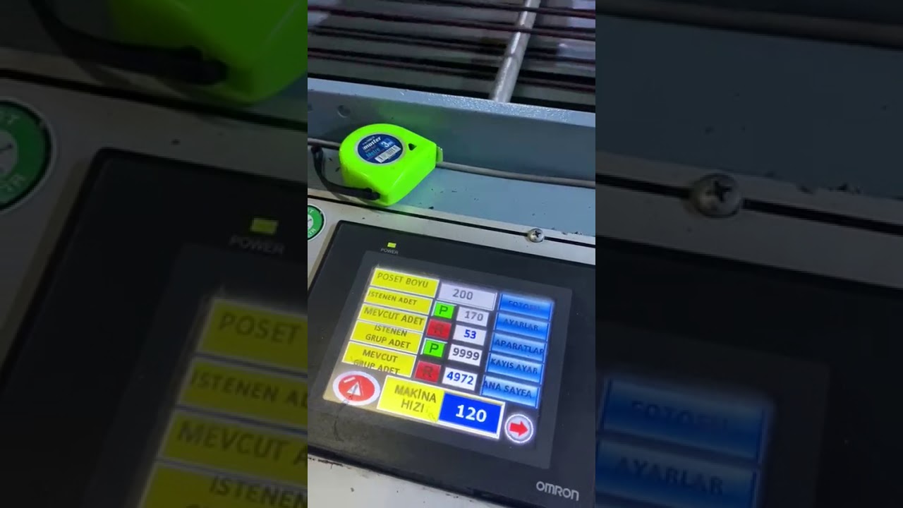 &Ouml;zmak Marka Poşet Kesim Makinası