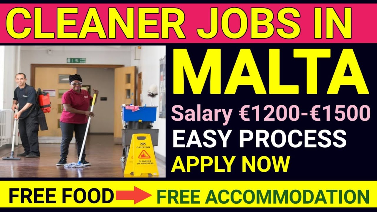CLEANER JOBS IN MALTA || How to Cleaner Jobs in MALTA || JOBS IN MALTA || HouseKeeping JOBS IN MALTA