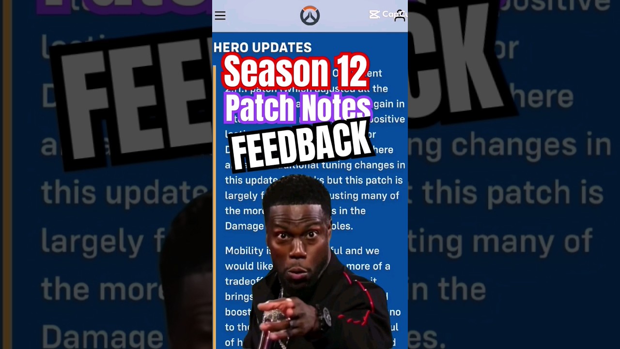 Some Constructive Feedback on the Season 12 Balance Patch for Overwatch 2