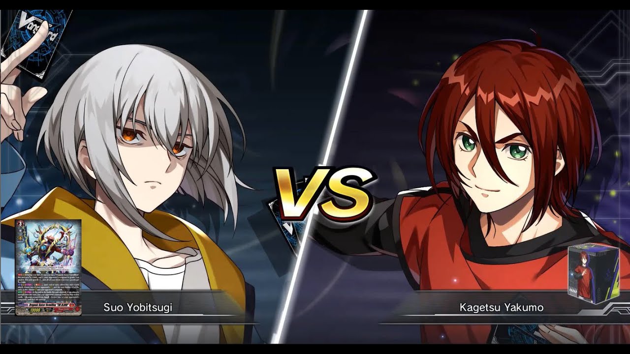 Vanguard Dear Days 2 Vermillion V2 против Кагецу Якумо Кардфайт