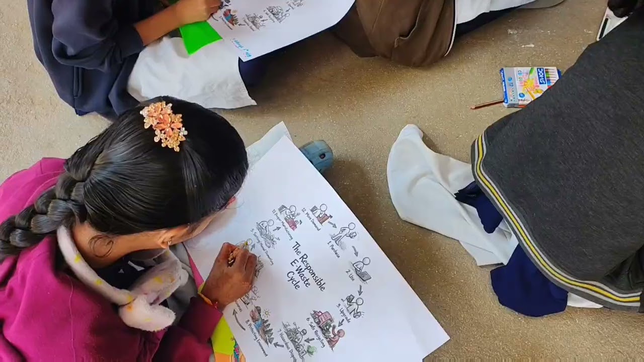 Art work by students @gnanodayaschoolmpl 