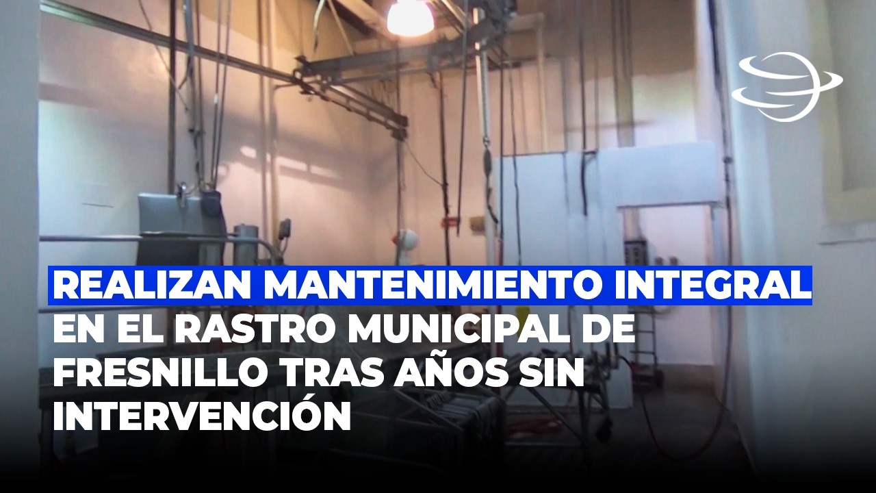 Realizan mantenimiento integral en el Rastro Municipal de Fresnillo tras años sin intervención