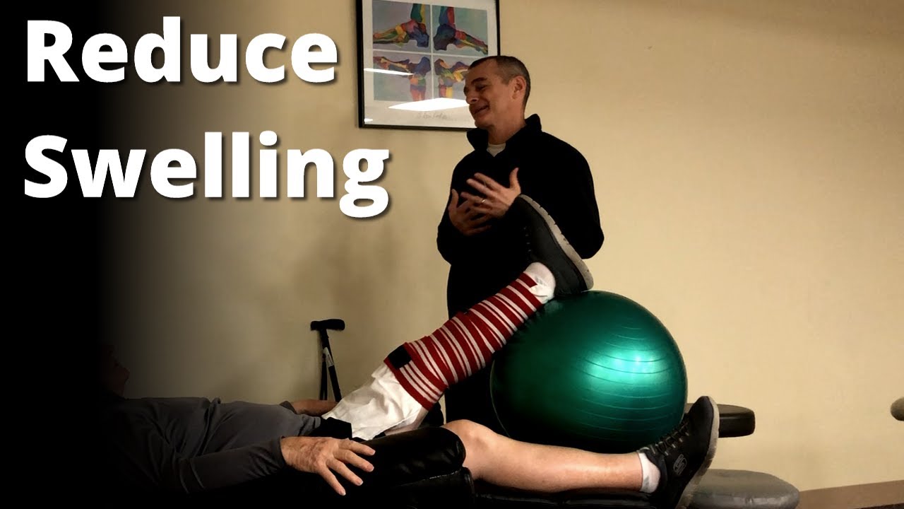 Compression and Elevation To Manage Swelling After A Total Knee or Hip Replacement #TKR