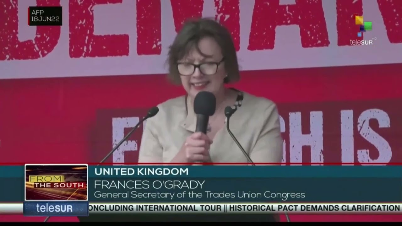 Thousands of people protest against inflation in London
