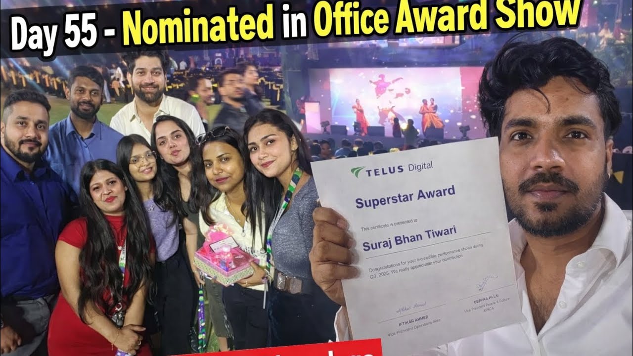 Day 55 - Nominated in Office Award Show | Suraj Bhan Vlogs 