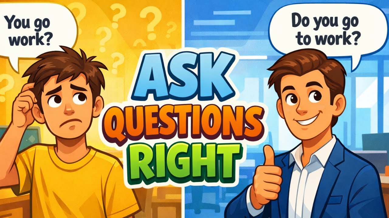 How to Ask Questions in English | What, Where, When, Why, Who & How Explained (50+ Examples)