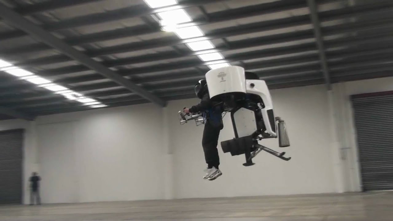 Ray flies Martin Jetpack for a VIP