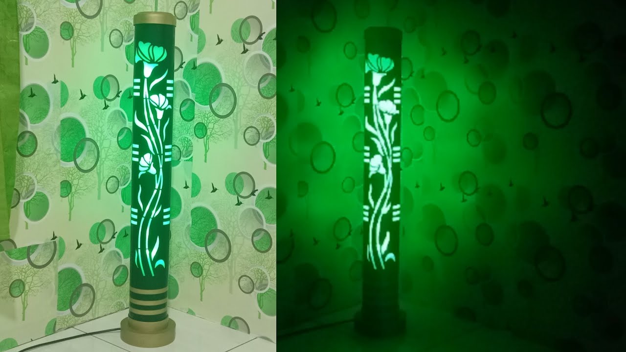 Membuat lampu hias sudut ruang tamu dari pipa pvc