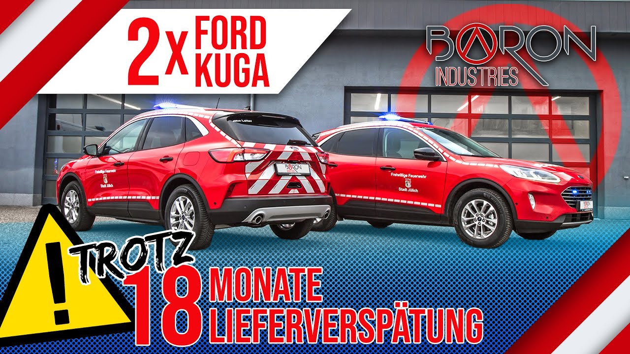 Kommando-/ Führungsfahrzeug für die Feuerwehr | Ford Kuga Titanium X | Baron Industries & mcchip-dkr