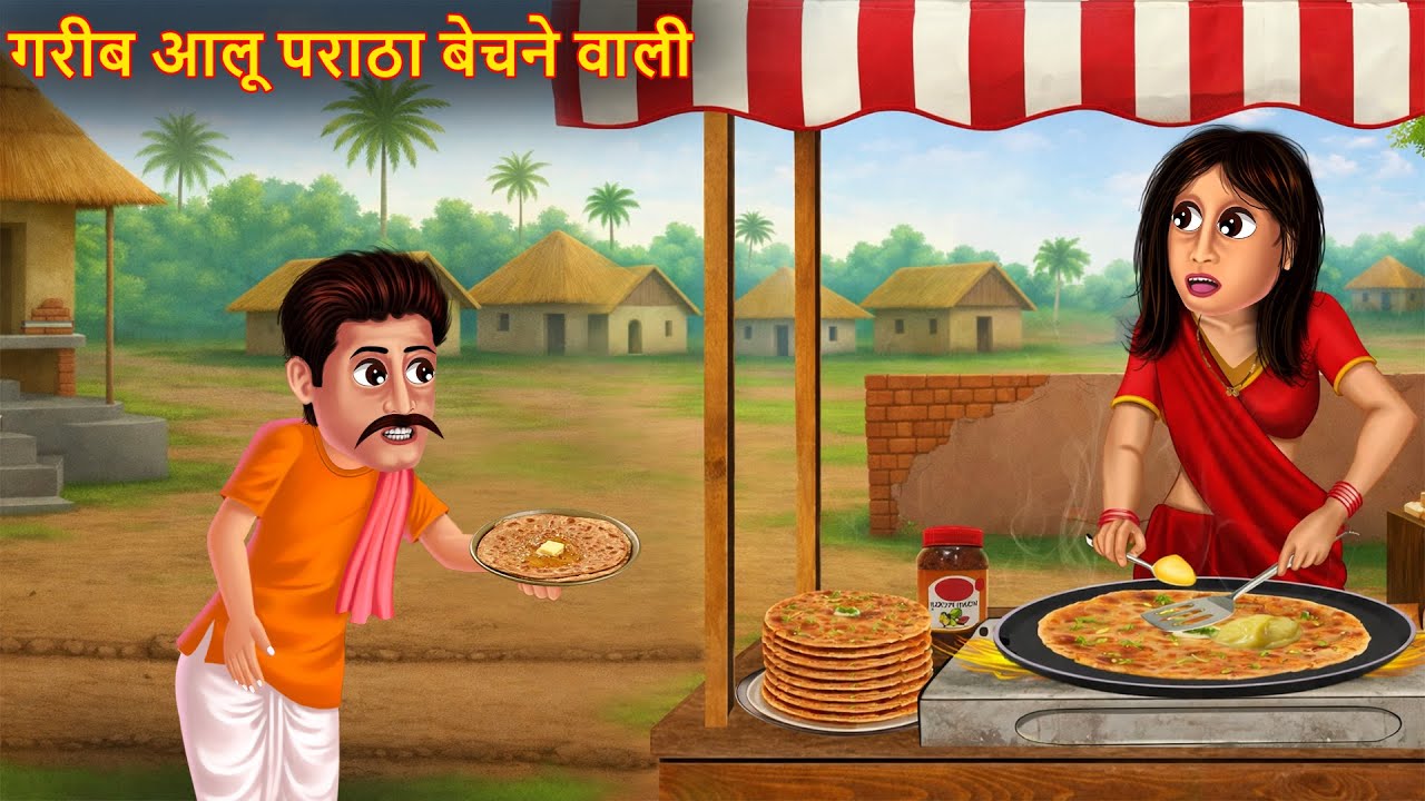 गरीब आलू पराठा बेचने वाली | Poor Aloo Paratha Seller | Hindi Kahaniya | Stories in Hindi | Kahaniya