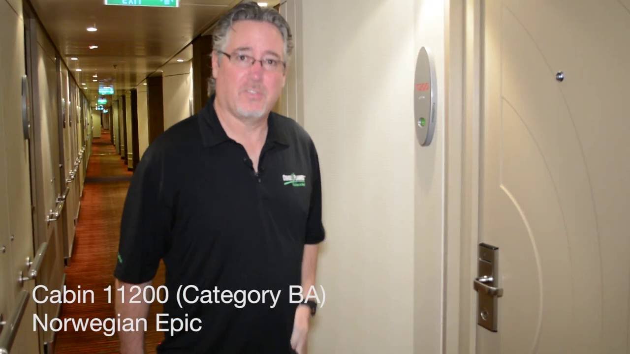 Norwegian Epic Cabin 11200 Mini Tour Category BA Mid Ship Balcony
