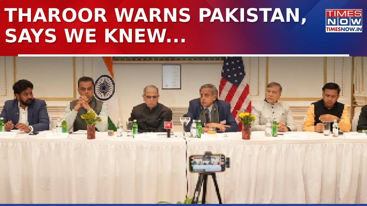 Shashi Tharoor Speaks At Indian Consulate In New York, Says Pakistan Chooses Usual Path...| Watch