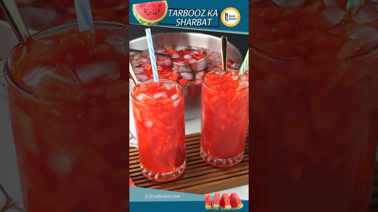 Karachi Famous Tarbooz ka Sharbat - Watermelon Juice Summer/iftar Special Drink by Food Fusion