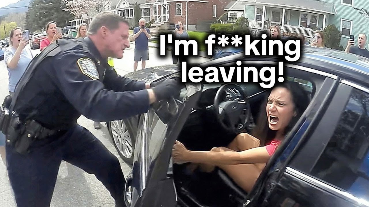Cops vs the DUMBEST Karens Ever Caught on Bodycam