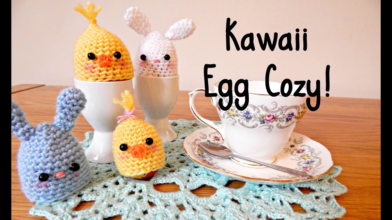 DIY Crochet Kawaii Egg Cozy! ¦ The Corner of Craft