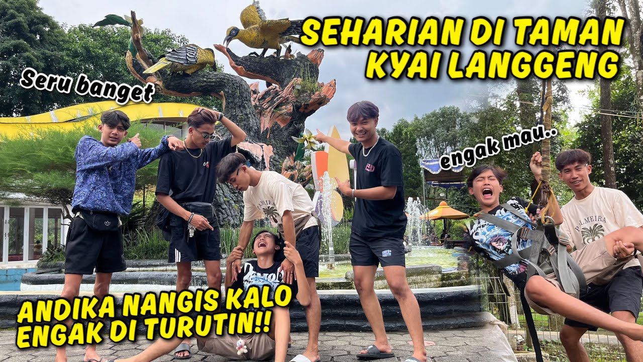 BEGINI JADINYA KALO ANDIKA ENGAK DI TURUTIN!! Jalan Jalan Ke Taman Kyai Langgeng