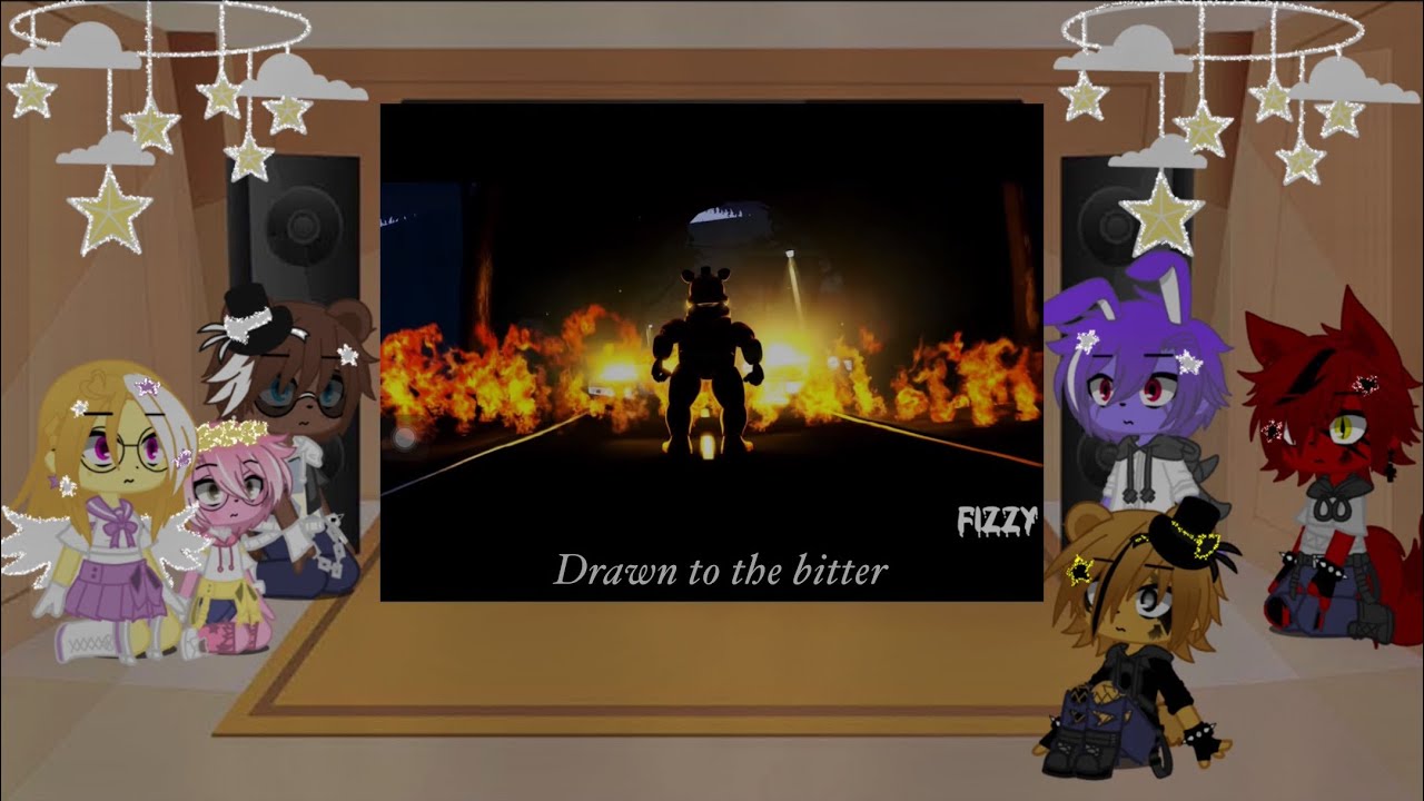Fnaf 1 reacts to drawn to the bitter/ part 22 (remake)