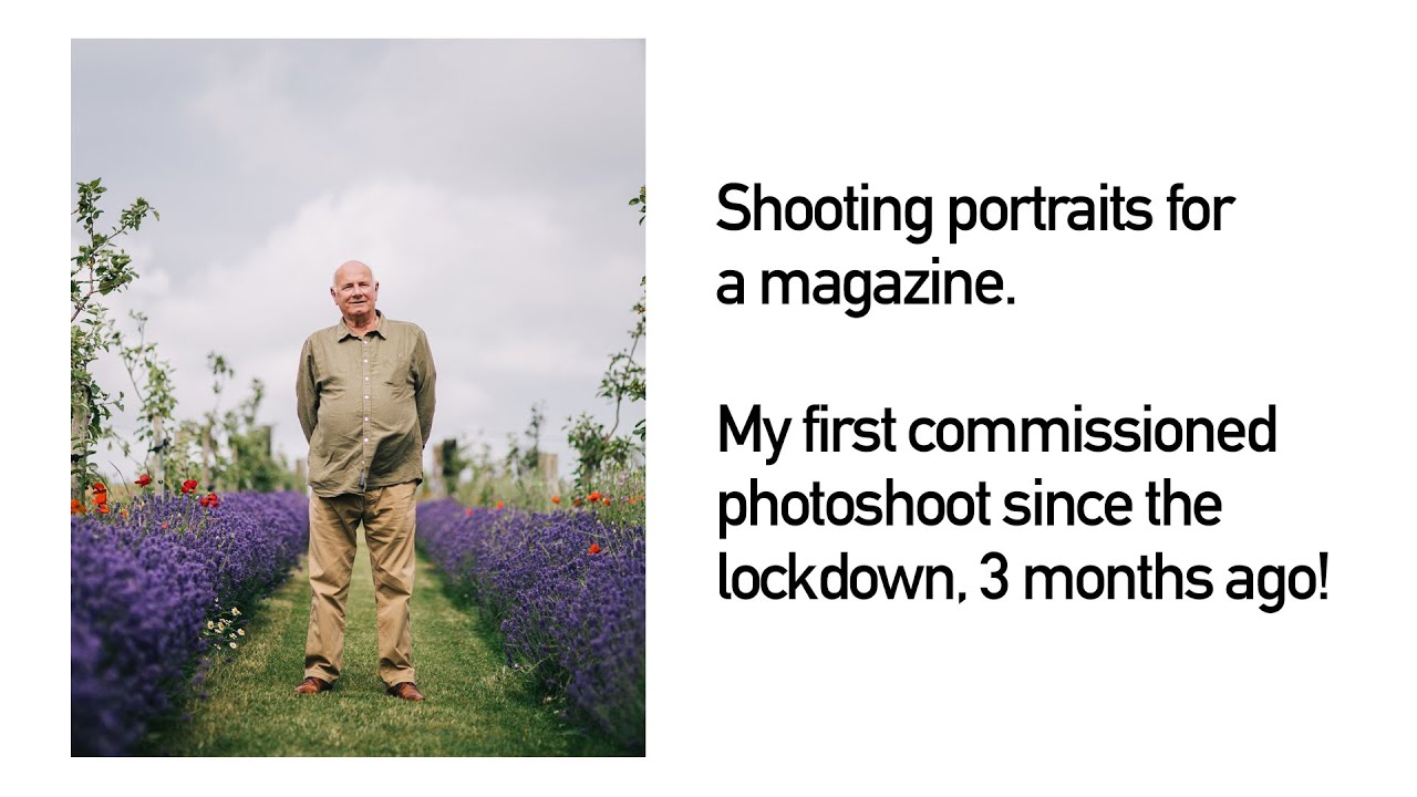 Shooting portraits for a magazine - My first proper post lockdown paid assignment