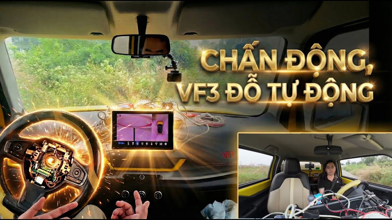 ✅ CHẤN ĐỘNG VF3 ĐẦU TIÊN ĐỖ TỰ ĐỘNG HOÀN TOÀN - Xứng Đáng Là Xe Độ Nhiều Nhất, Chất Nhất Chưa Nhỉ?