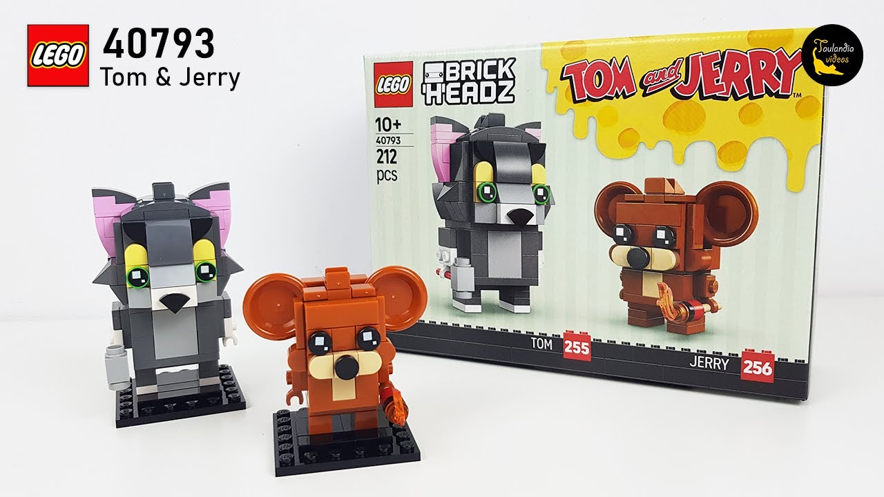 LEGO BrickHeadz 40793 Tom & Jerry (2025) - unboxing and speed building