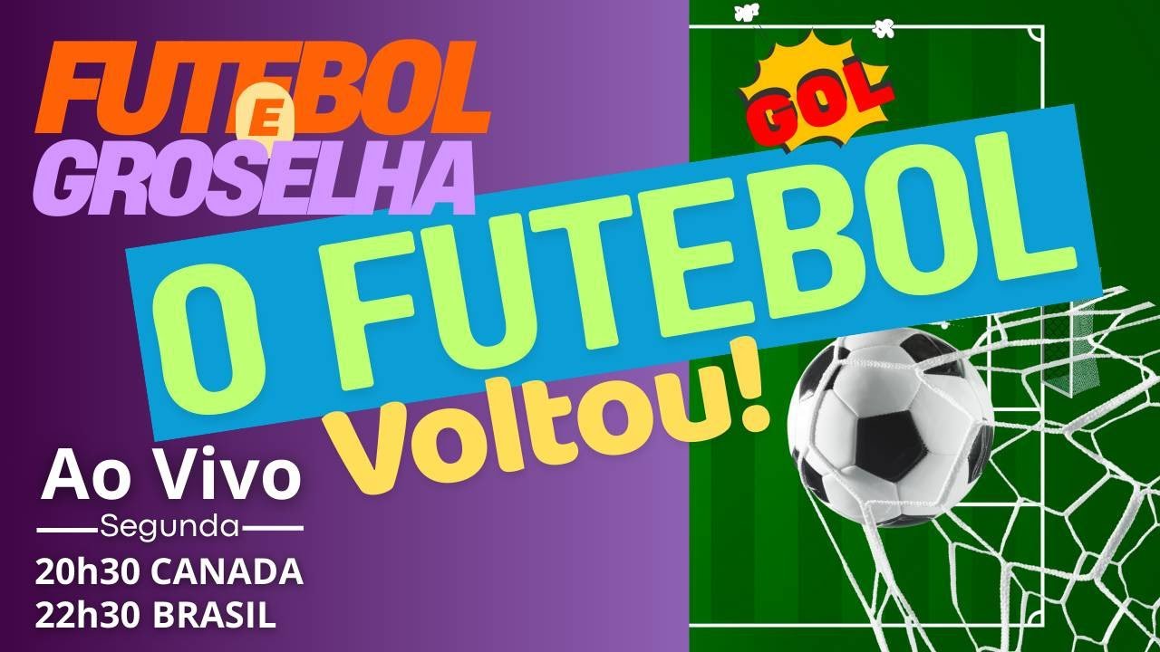 Futebol e Groselha -  Live de Segunda T2 E01- 12-01-2026