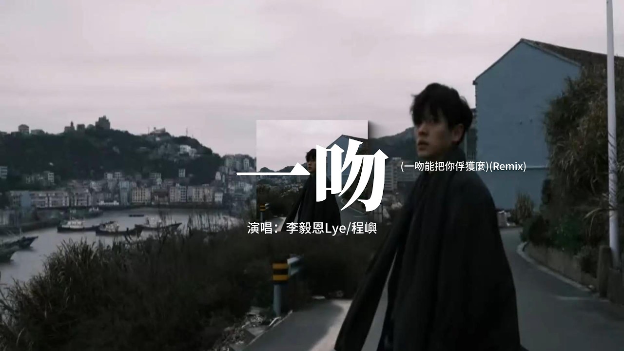李毅恩Lye/程嶼 - 一吻(一吻能把你俘獲么）（Remix）『一吻能把你俘獲嗎 不夠就把整顆心都給你呀。』『動態歌詞MV』