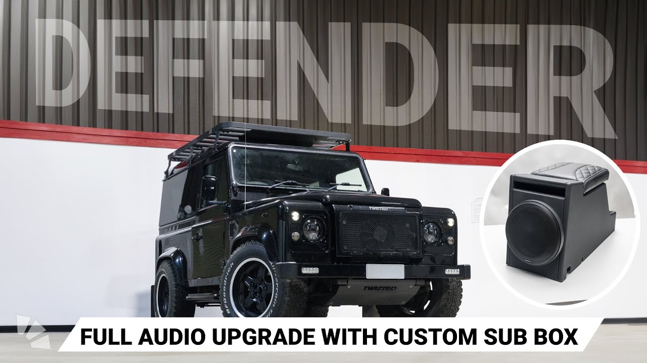 Sound System Upgrade in Defender 90 ft Custom Sub Box