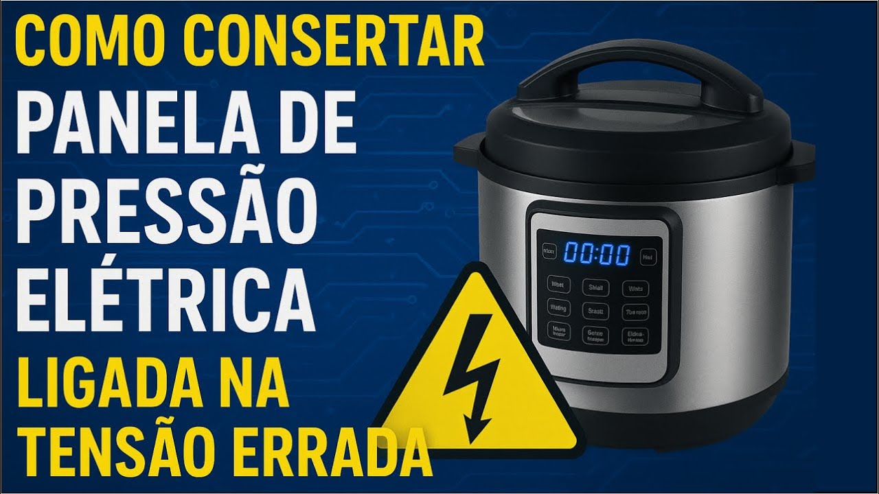 COMO CONSERTAR PANELA DE PRESSÃO ELÉTRICA