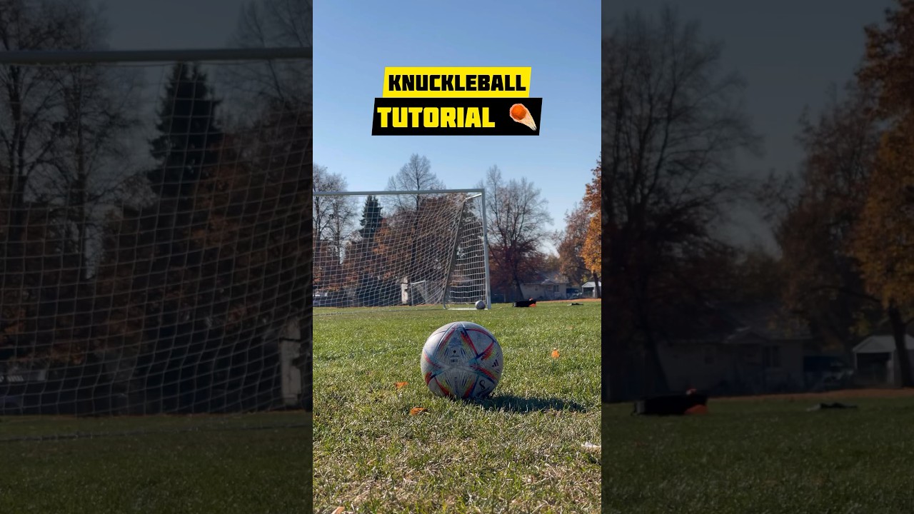 Knuckleball Tutorial ☄️⚽️ #soccer #soccertraining #tutorial