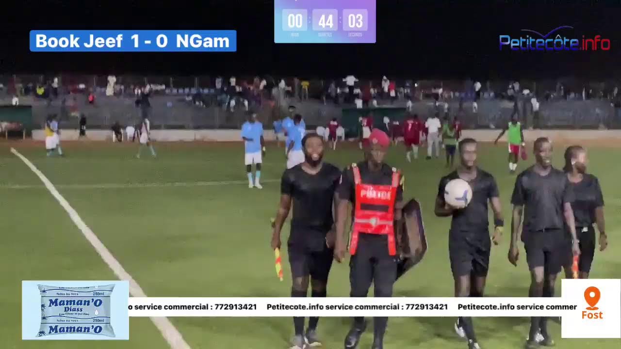 1/16 Final Dép de l’ODCAV de Mbour  Book Jeef Z2A vs Ngam Z14A deuxième mi-temps