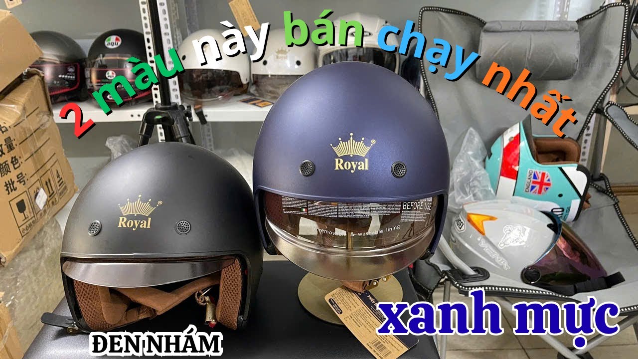 Royal M139 màu Xanh Mực và Đen Nhám 
