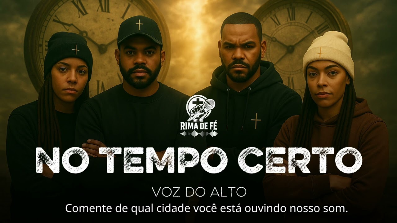 Hip hop rap Gospel | Banda Voz do Alto |  No tempo certo @rimadefe 