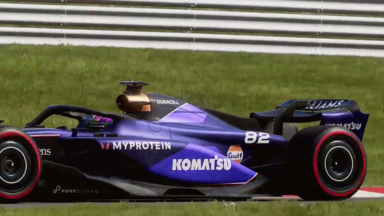 F1 23 Williams F1 24 broadcast hotlap @Japan