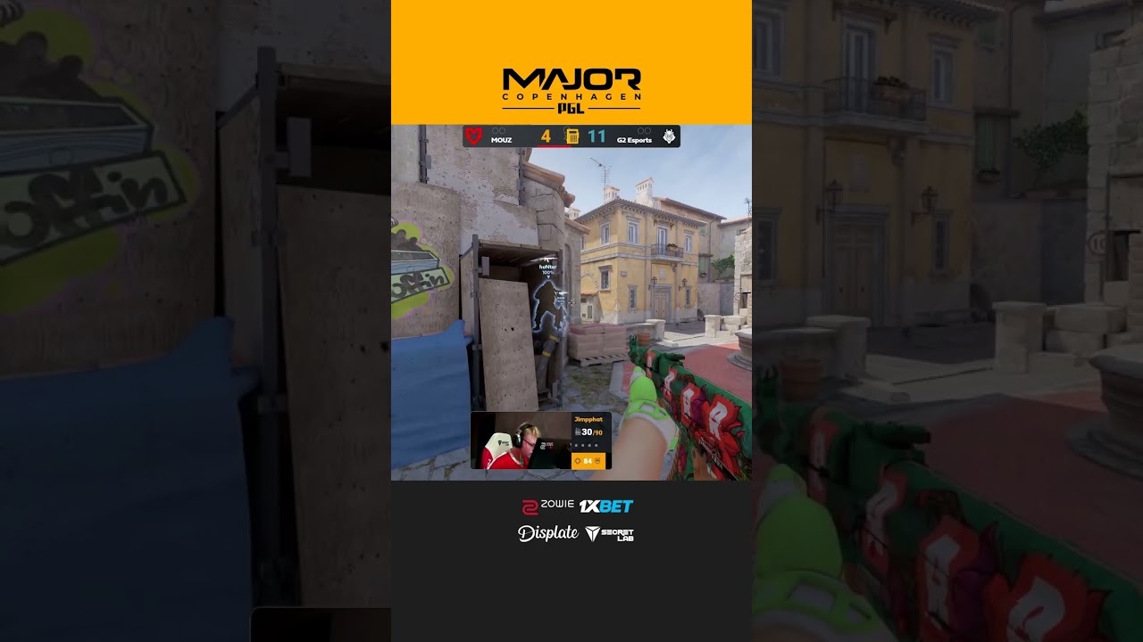 HOW'D HE GET INTO THAT PIXEL??? | PGL Major Copenhagen 2024 #Clutch #CS2 #CS2Clips #PGLMajor