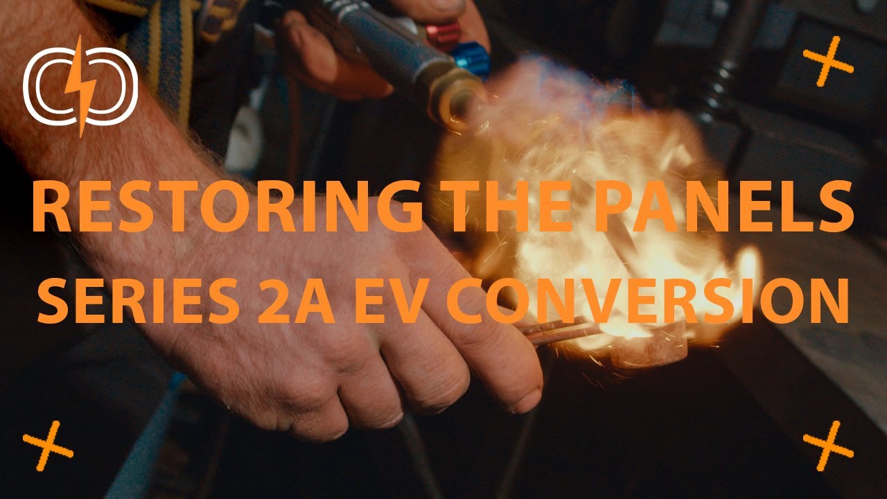 Restoring the panels on the Land Rover Series 2a EV Conversion