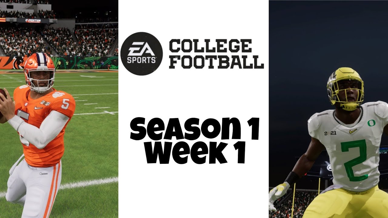 Madden 22 College Sim Week 1 Season 1