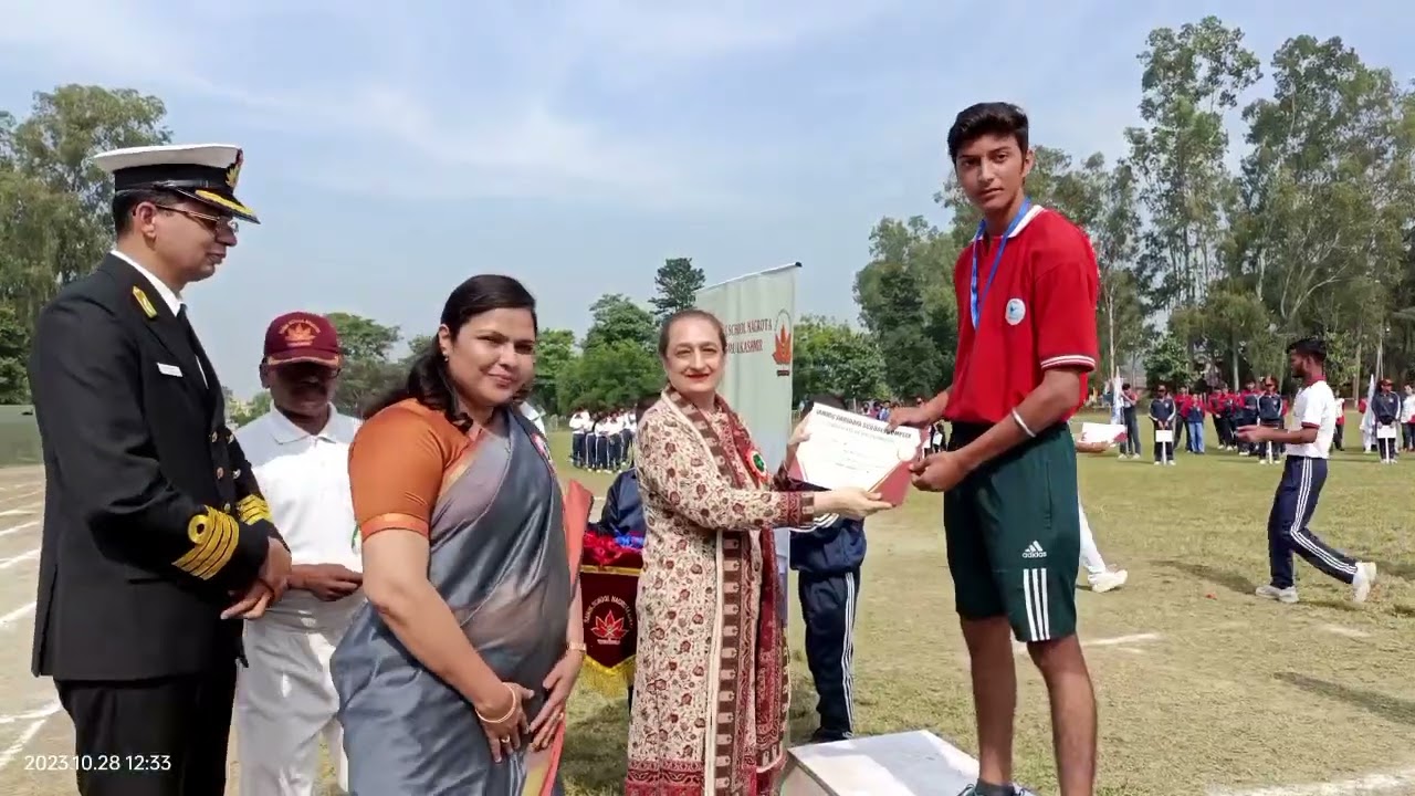Sainik School Nagrota crowned 1st in Jammu Sahodaya Schools Athletic Champions (U-19) Boys & Girls